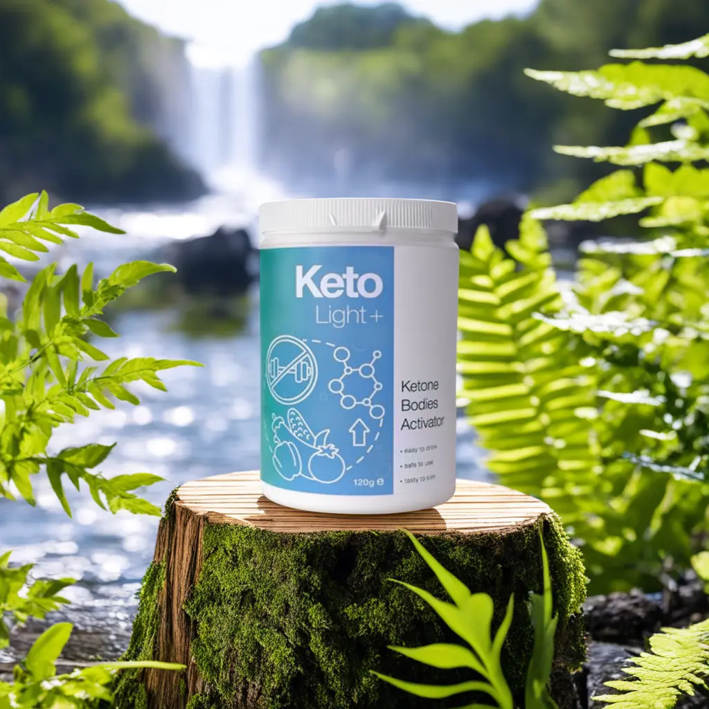 Confezione di Keto Light + su sfondo naturale